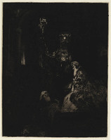 KG 03592
<br/>
Opdracht van Christus in de tempel ( B 50)
<br/>
<em>Rembrandt (1606-1669)</em>